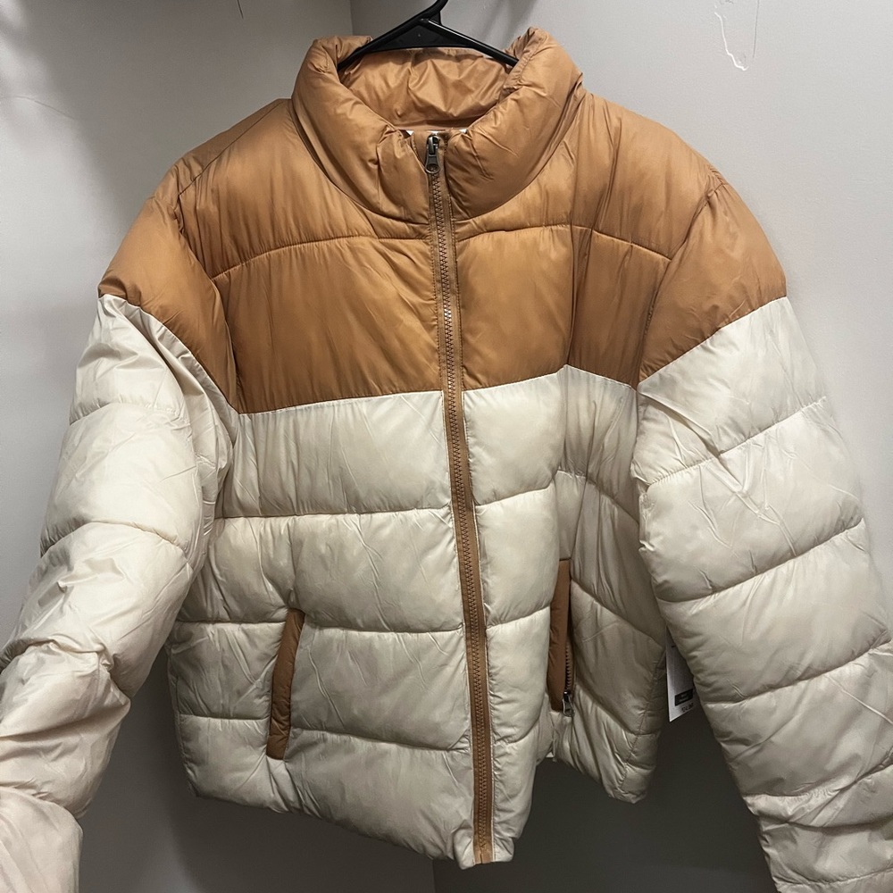 Tan & White Jacket